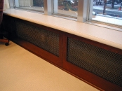 Campbell\'s Soup window sill and radiator cover